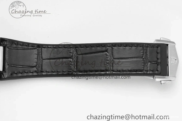 0403 GoAnywhere Constellation Black Ceramic SS 8F 1:1 Best Edition White Textured Dial on Black Gummy Strap A 7803